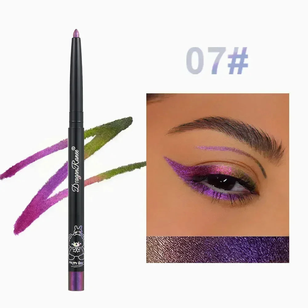 Glitter Aurora Eyeliner Pen Multi Chrome Eye Liner Lasting Shiny Eyeshadow