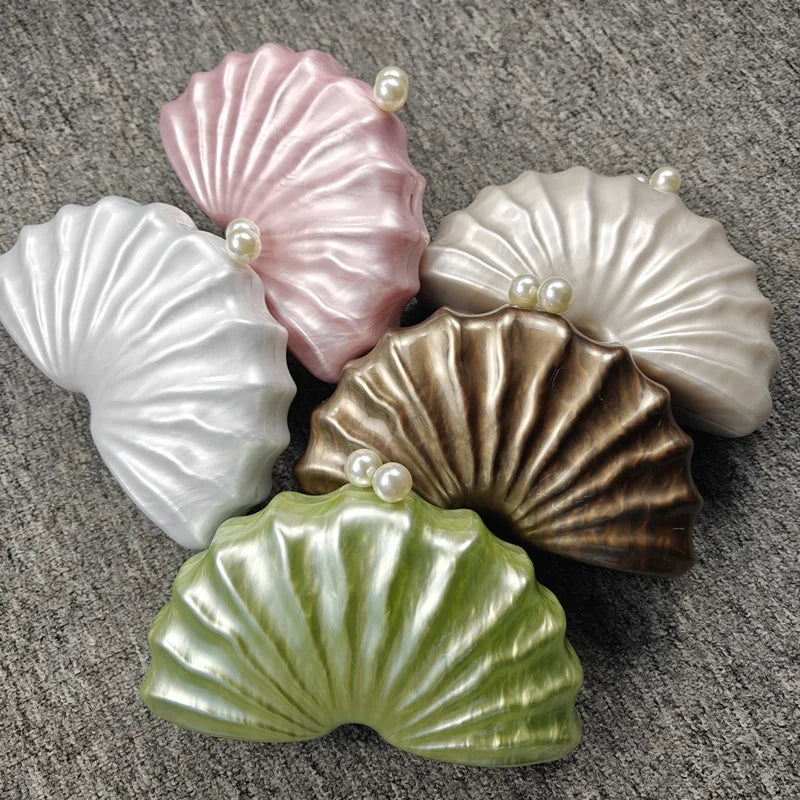 Shell Clutch Bag Acrylic clutch bag women wedding evening party