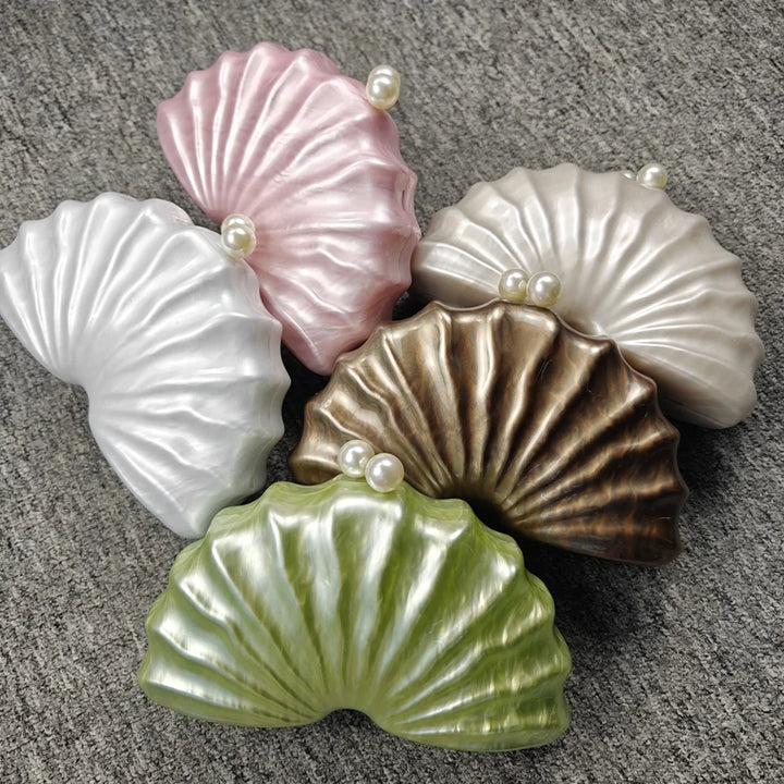 Shell Clutch Bag Acrylic clutch bag women wedding evening party
