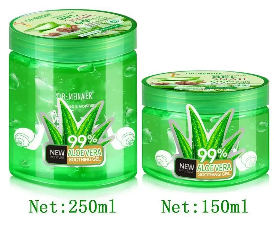 Aloe Vera Gel Natural Snail Face Creams Moisturizer Treatment Gel for Skin
