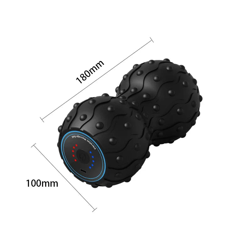 Rechargeable 5 Gears Vibrating Massage Ball Portable Peanut Massager