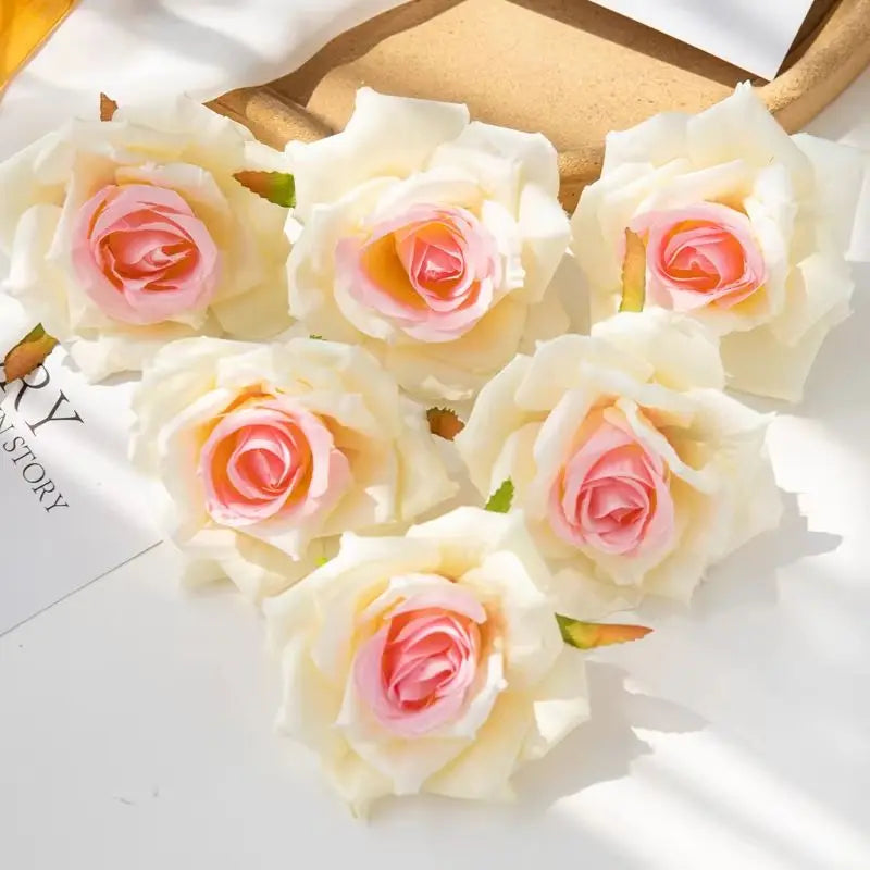 Wholesale Artificial Flowers for Scrapbook Christmas Home Decor Wedding Garden