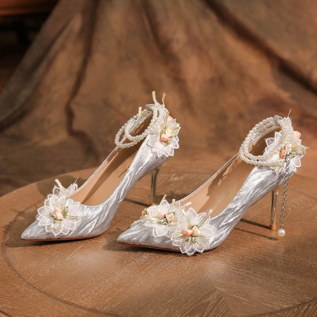 French skirt wedding shoes stiletto temperament women's high heels