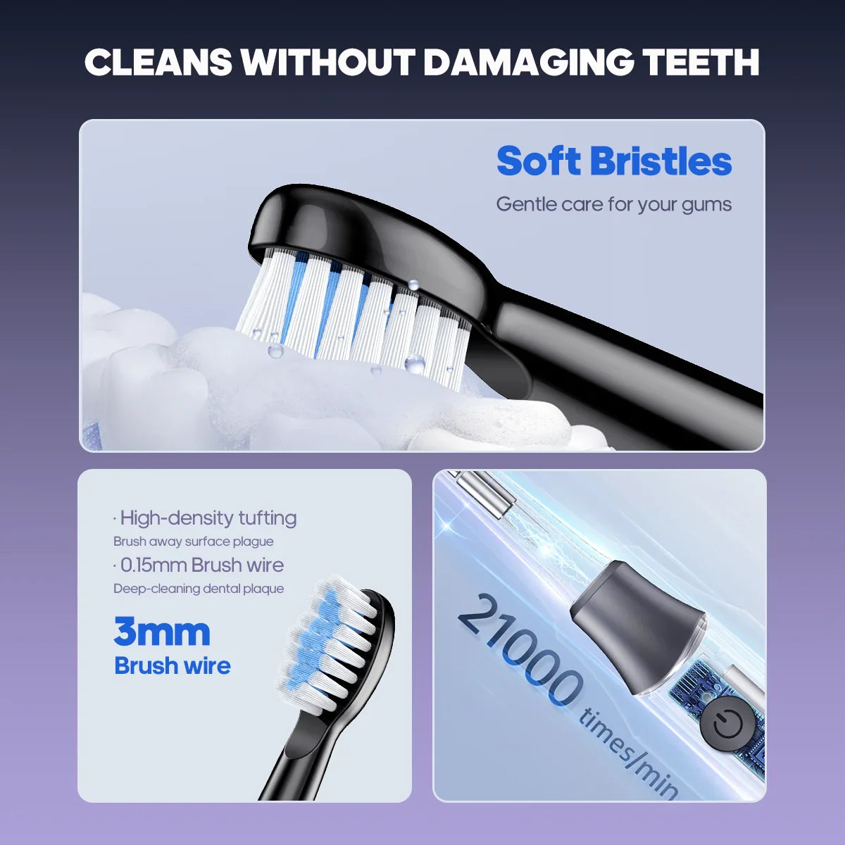 YD07 Electric Toothbrush  YDX1 Water Flosser Gift Set Oral Hygiene Tools