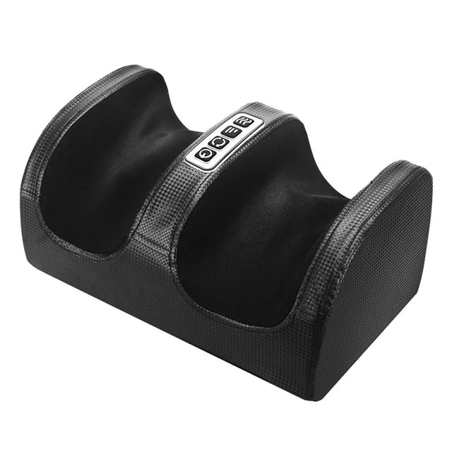 Electric Foot Massager Heating Therapy Hot Compression Kneading Roller