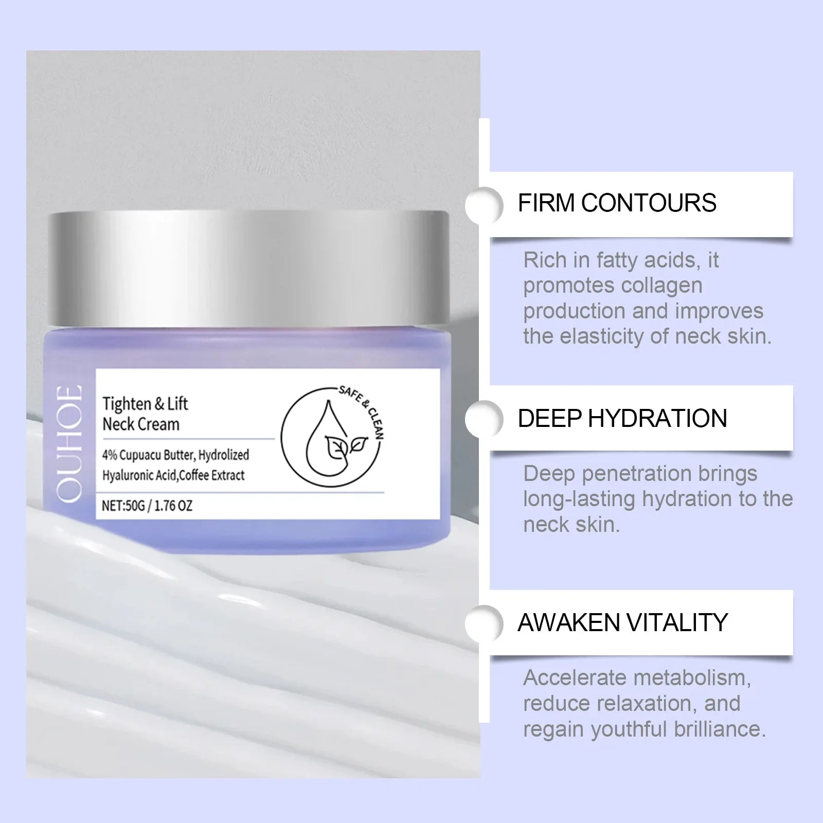Neck Cream Anti-Aging Firming Lifting For Neck Double Chin Cream