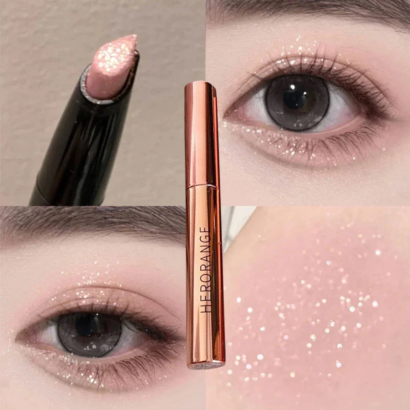 Glittering Stick Diamond Eyeshadow Pen Long Lasting Shiny Diamond Pink