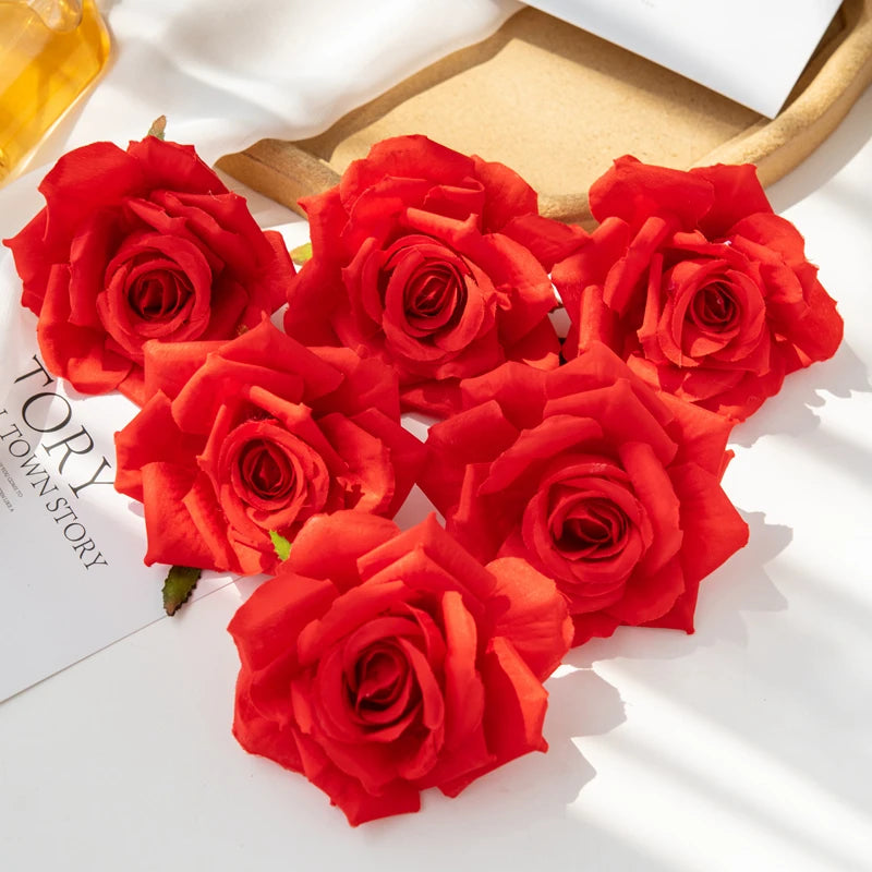 Wholesale Artificial Flowers for Scrapbook Christmas Home Decor Wedding Garden