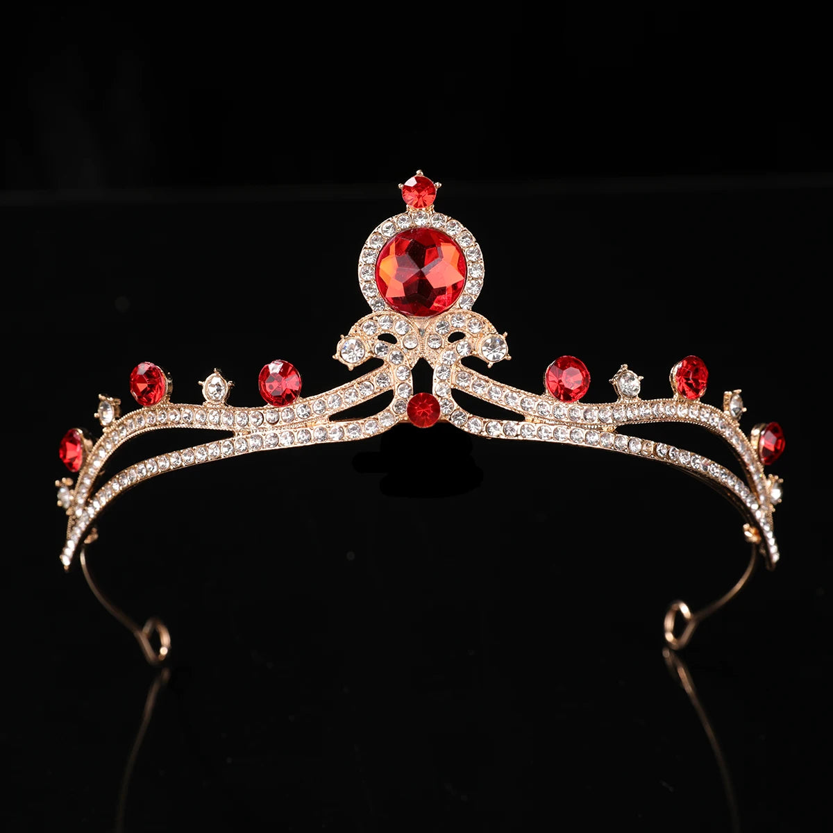 1Pcs Bridal Tiara Rhinestone Alloy Crown Bride Princess Crown Wedding Dress