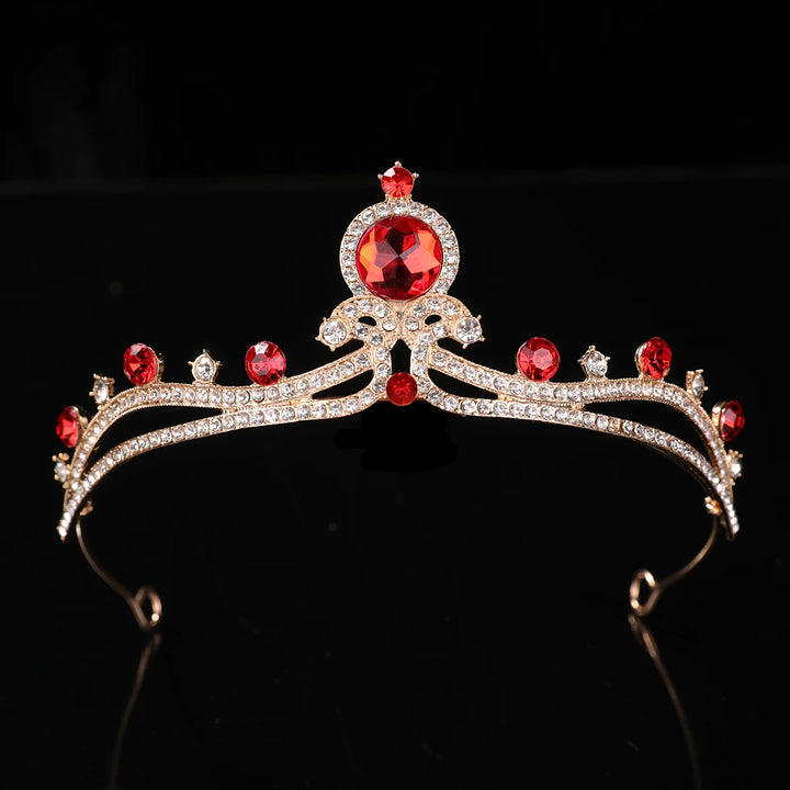 1Pcs Bridal Tiara Rhinestone Alloy Crown Bride Princess Crown Wedding Dress