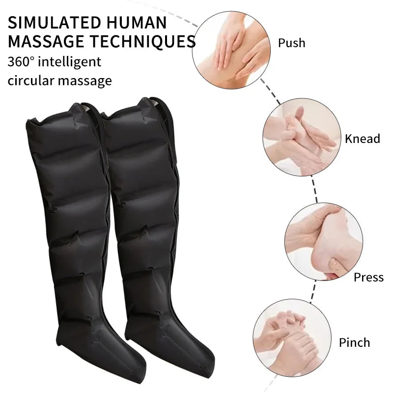 JinKairui Electric Pneumatic Leg Massager Extended Version for Deep Relaxation