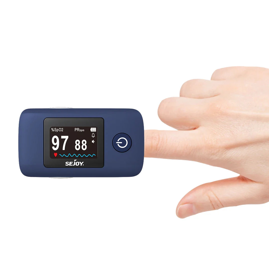 Sejoy Digital Wrist Blood Pressure Monitor,Finger Pulse Oximeter