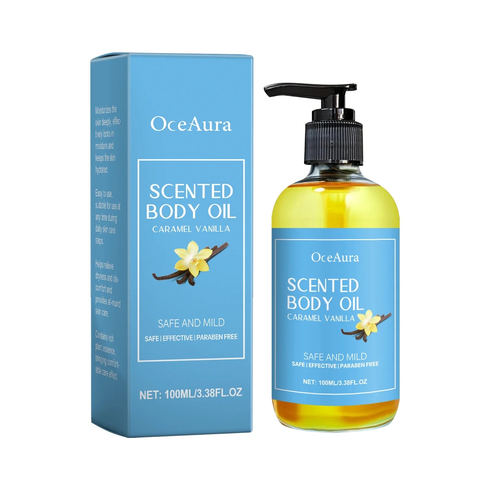 Magic Luxury Caramel Vanilla Body Massage Oil For Body Massage