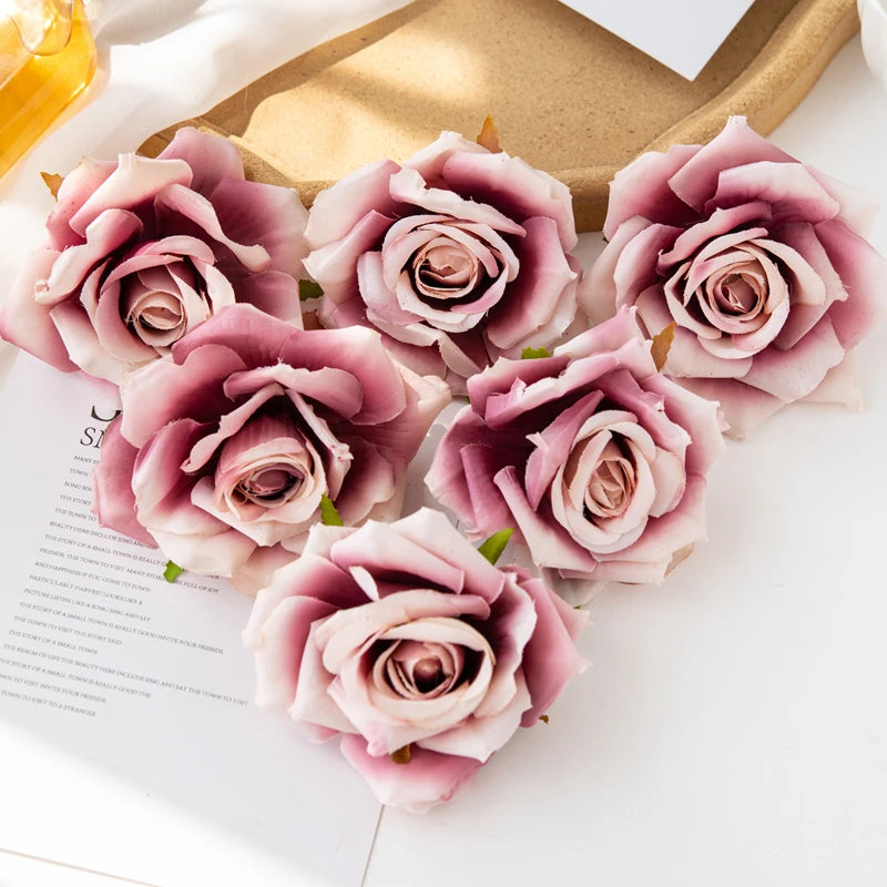 Wholesale Artificial Flowers for Scrapbook Christmas Home Decor Wedding Garden