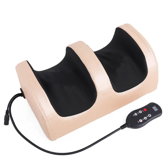 Electric Foot Massager Heating Therapy Hot Compression Kneading Roller