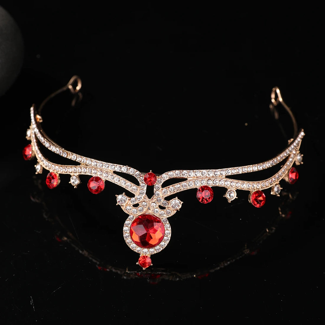 1Pcs Bridal Tiara Rhinestone Alloy Crown Bride Princess Crown Wedding Dress
