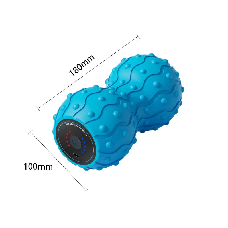 Rechargeable 5 Gears Vibrating Massage Ball Portable Peanut Massager