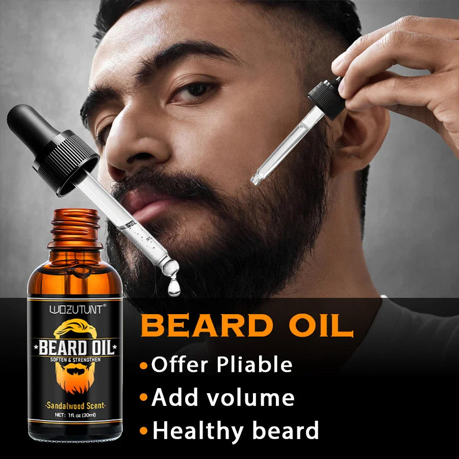 Beard Grooming Spray Facial Hair Beard Heat Protection Spray Protect Beard