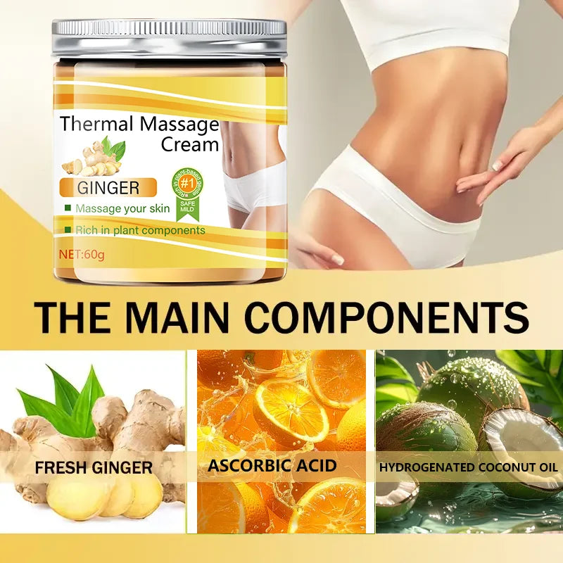 Ginger Body Moisturizing Cream Suitable for Body Massage Cream