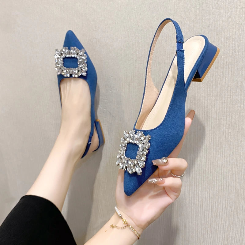Women's Shoes French Style Baotou Sandals Women's New Small Heel