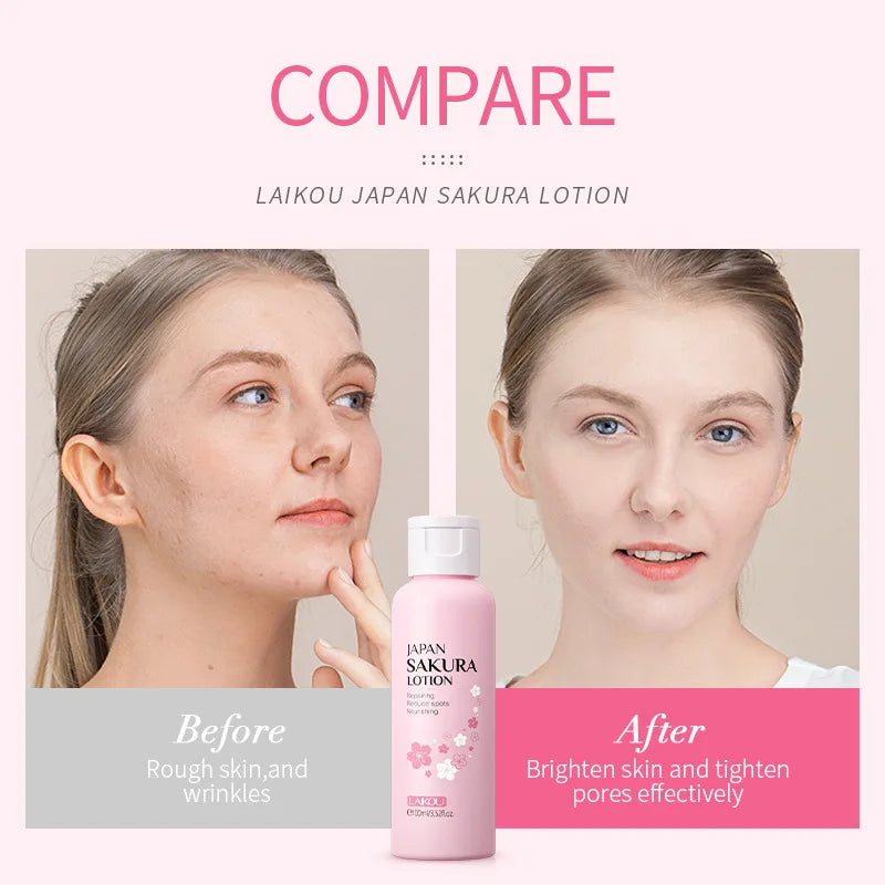 LAIKOU Sakura Face Lotion Moisturizing Essence  Shrink Skin