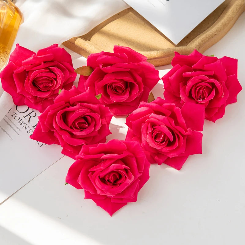 Wholesale Artificial Flowers for Scrapbook Christmas Home Decor Wedding Garden