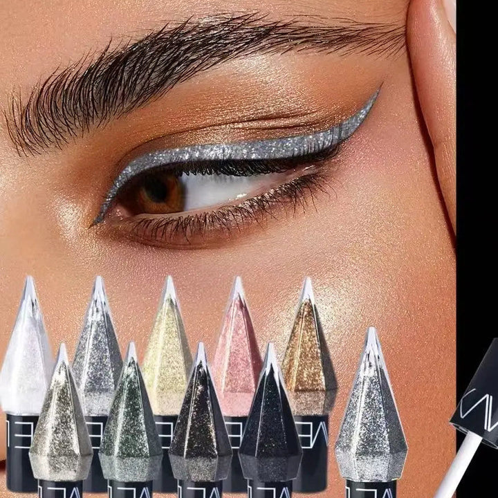 Multicolor Long-Lasting Waterproof Liquid Eyeshadow and Highlighter Easy