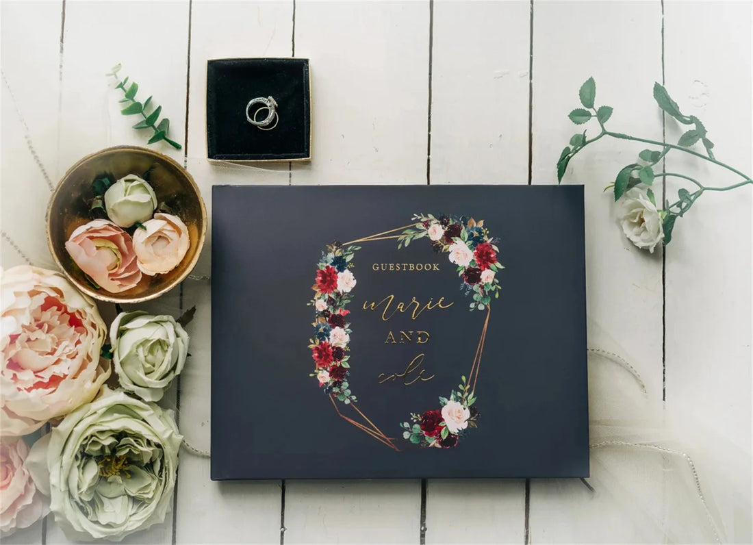 Wedding Guest Book And So The Adventure Begins Custom Sign