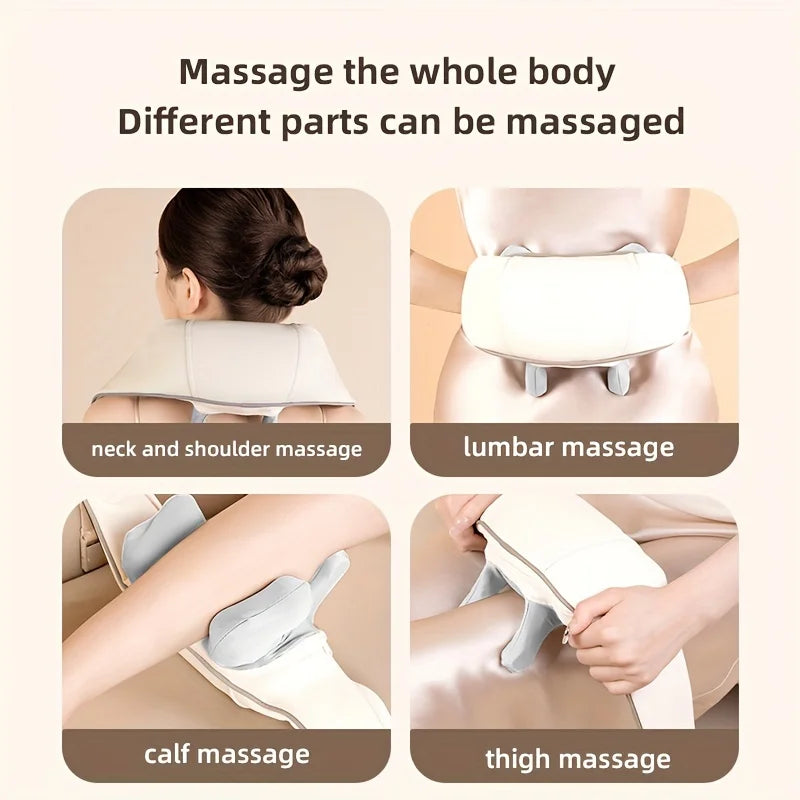 Shiatsu Neck Massager for Deep Tissue Cordless Neck and Shoulder Massager