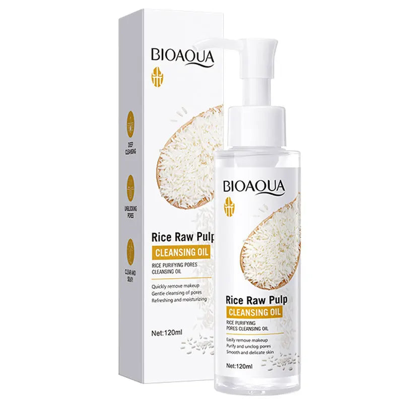 BIOAOUA Rice Raw Pulse Pure Pore Cleansing Oil Makeup Remover