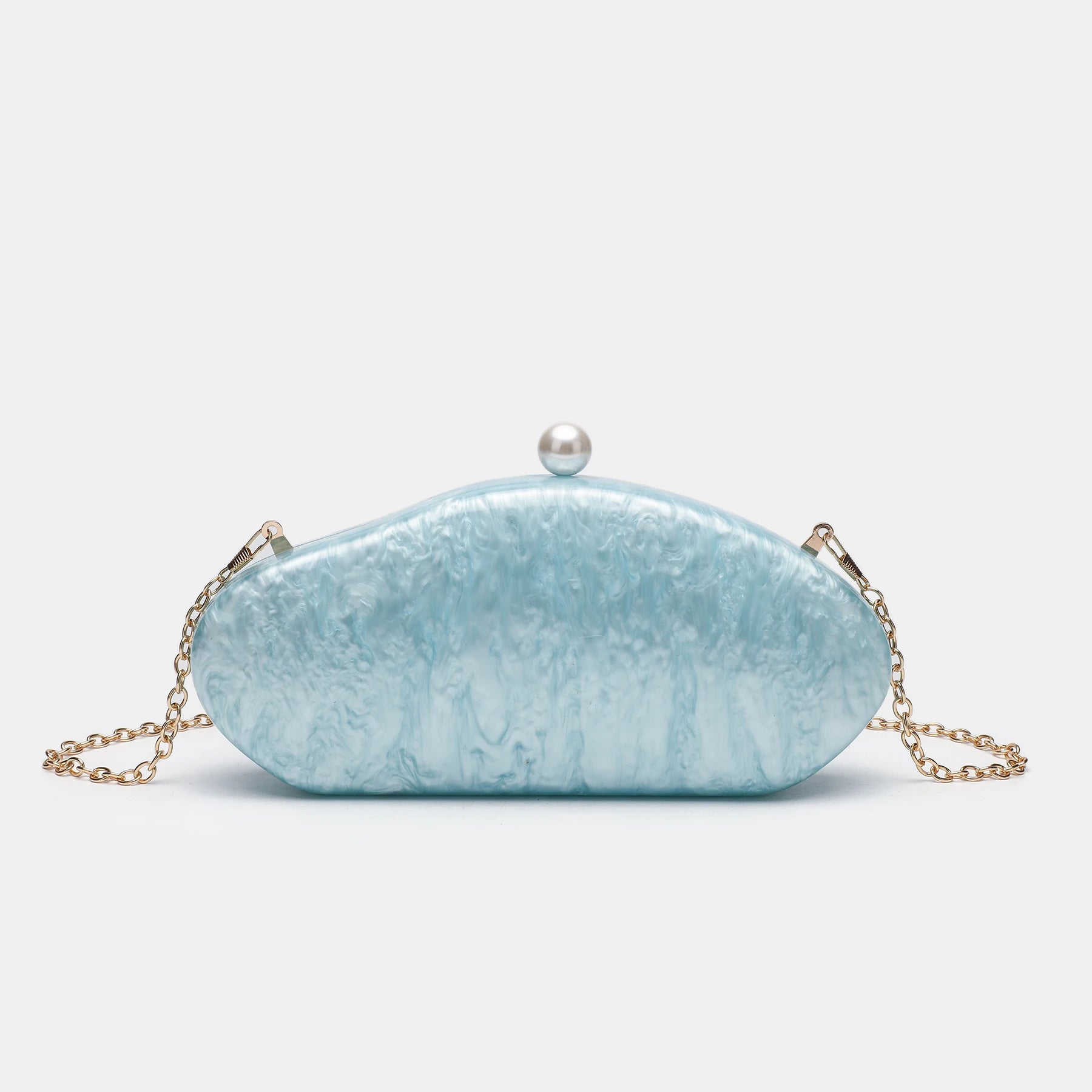 Pearl Acrylic Evening Bags Luxury Clutch Purse Mini Women's Wallet
