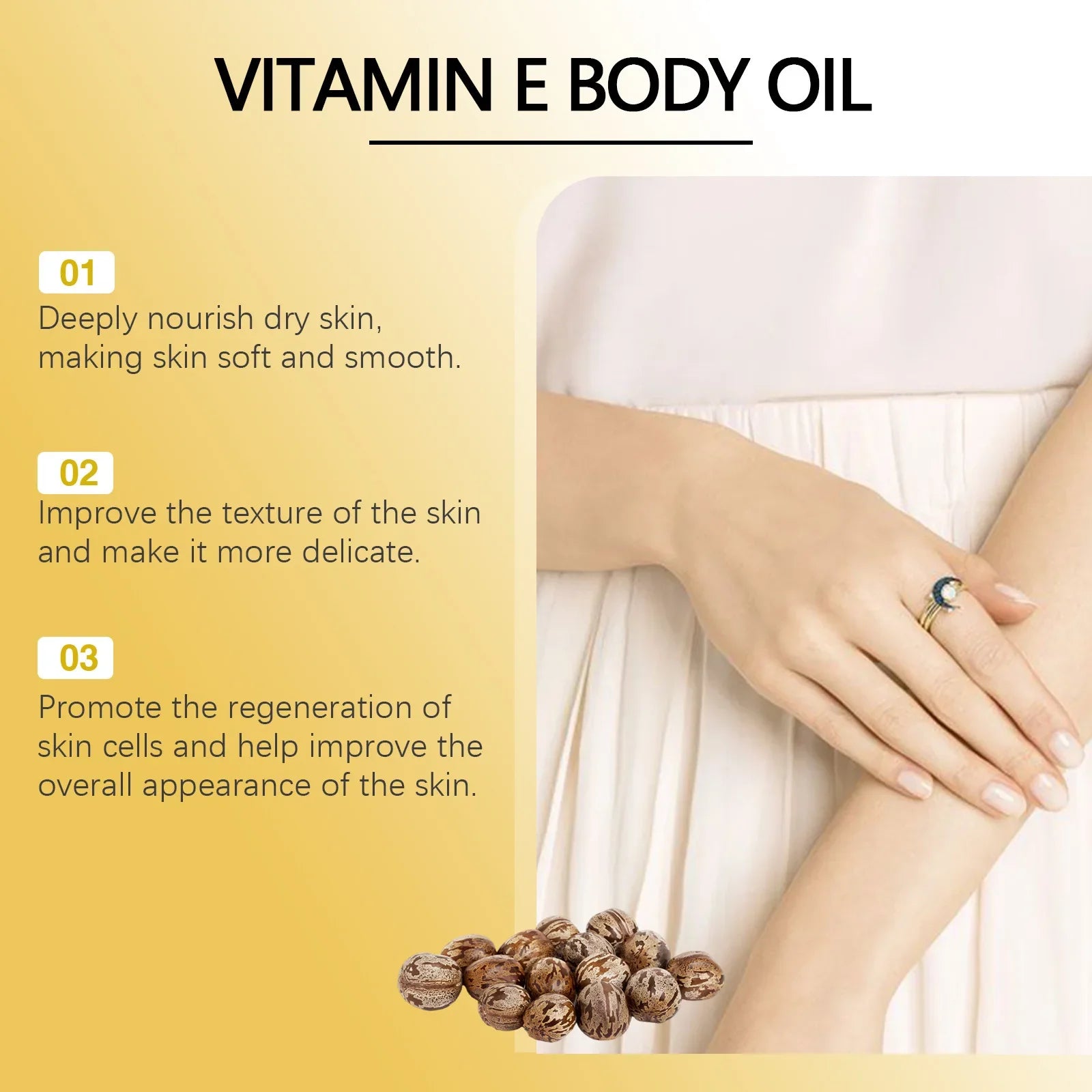 Vitamin E Oil for Body Tightening Pure Plant Extracts Essential Oils for Skin