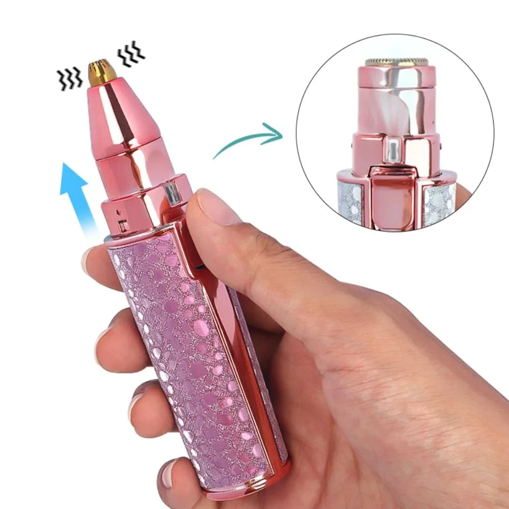 Electric Eyebrow Trimmer for Women Rechargeable Facial Hair Removal