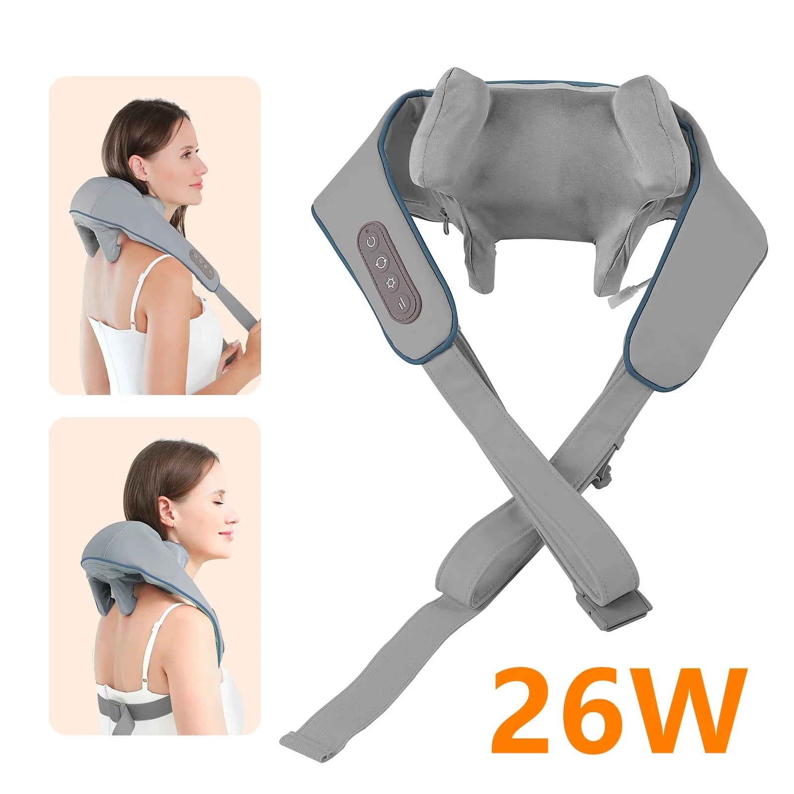 Foreverlily Neck And Shoulder Massager Wireless Shoulder Back Kneading