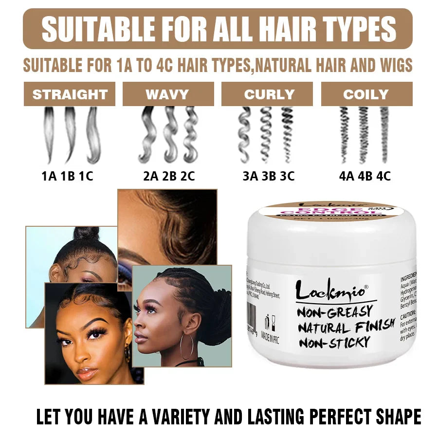 LOCKMIO Women Hairstyle Kit Hair Wax Stick Edge Control Gel Hair