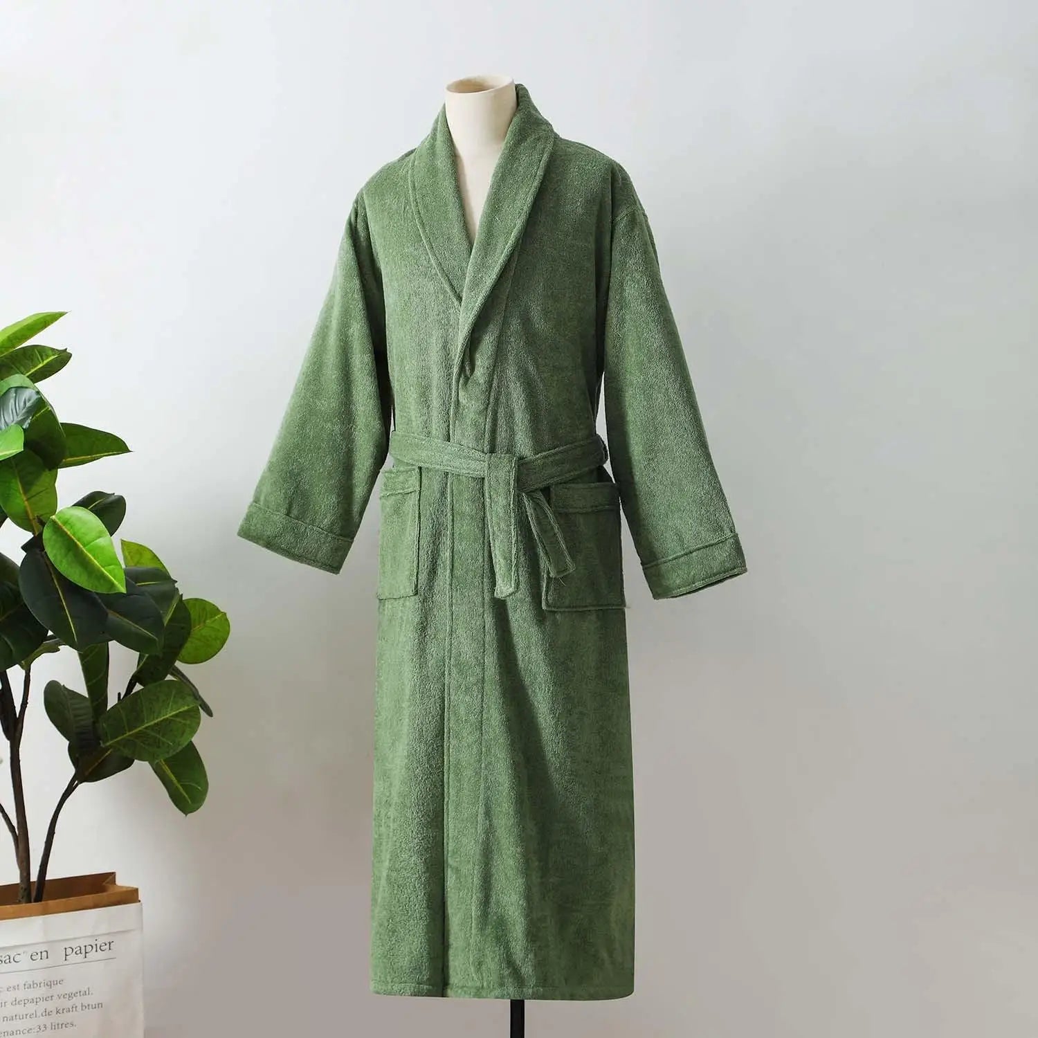 100% Cotton Towel Kimono Robes Women New Arrived Hooded Nightgown