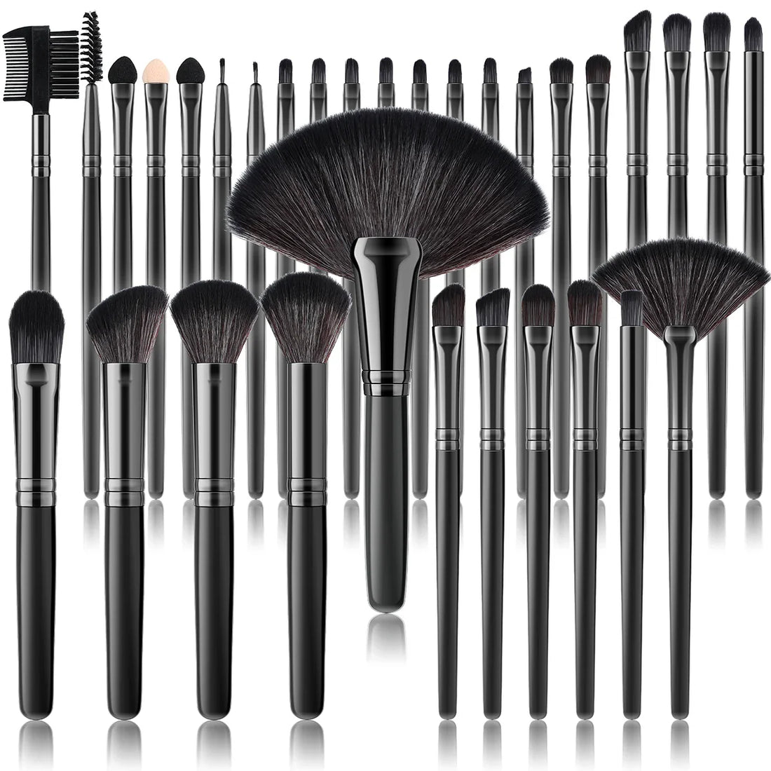 Makeup Brush Set Cosmetic Tools for Powder Eye Shadow Foundation Blush