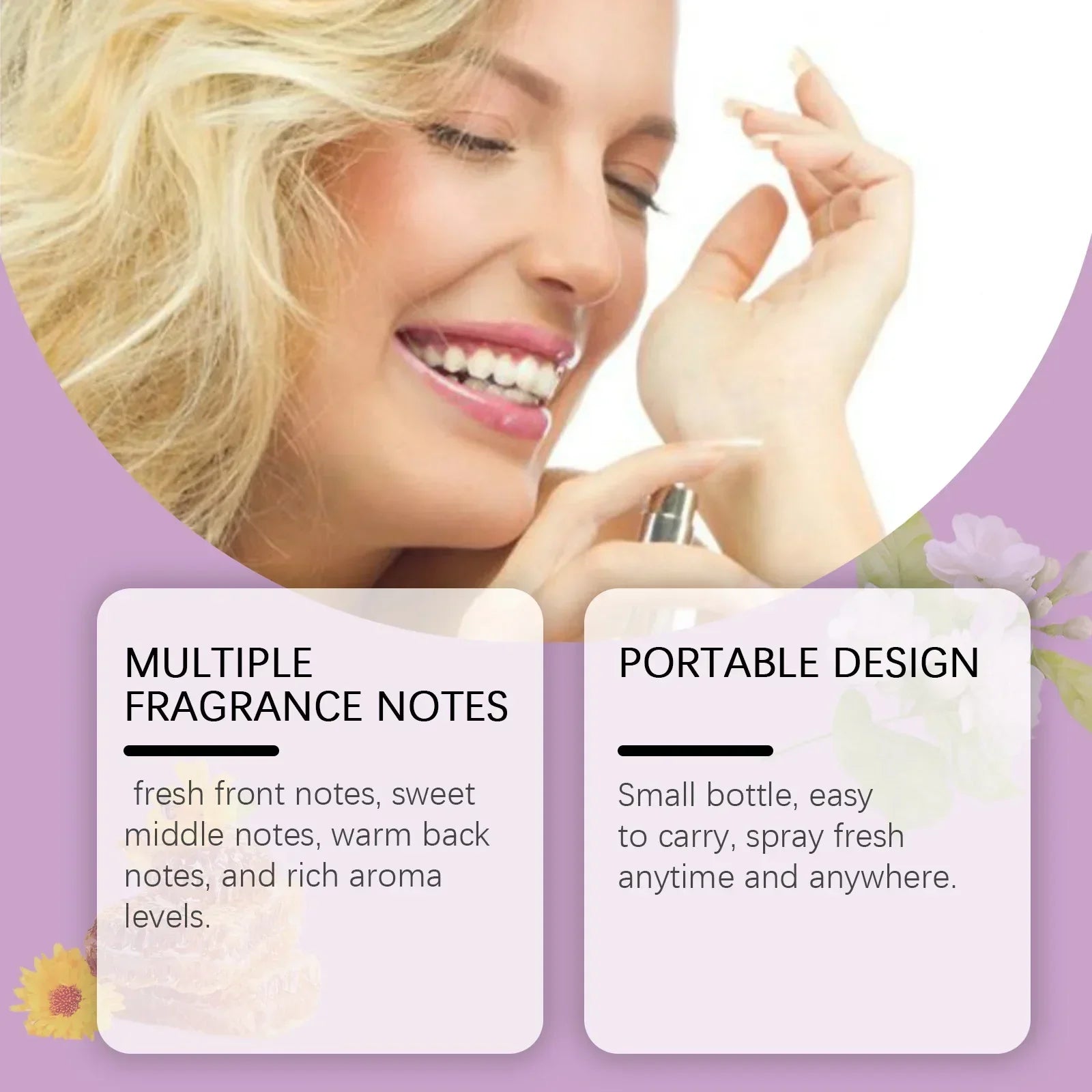 Jasmine Fragrance Perfume Spray Plant Floral Scent Keep Fresh Perfume