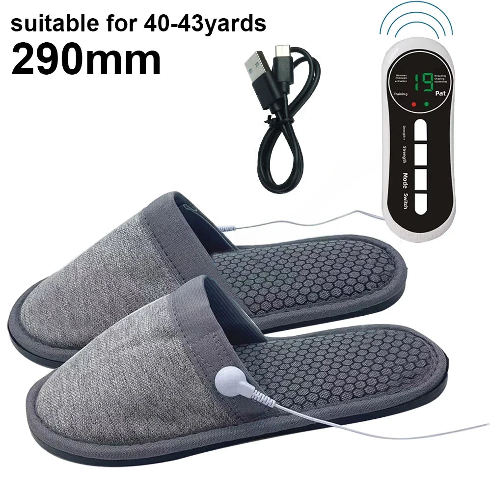 EMS Foot Massager Slippers Electric Feet Massage Shoes Foot Massager