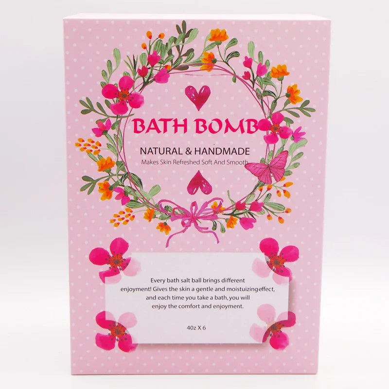 Bath bomb gift box body care spa bathtub is an ideal gift