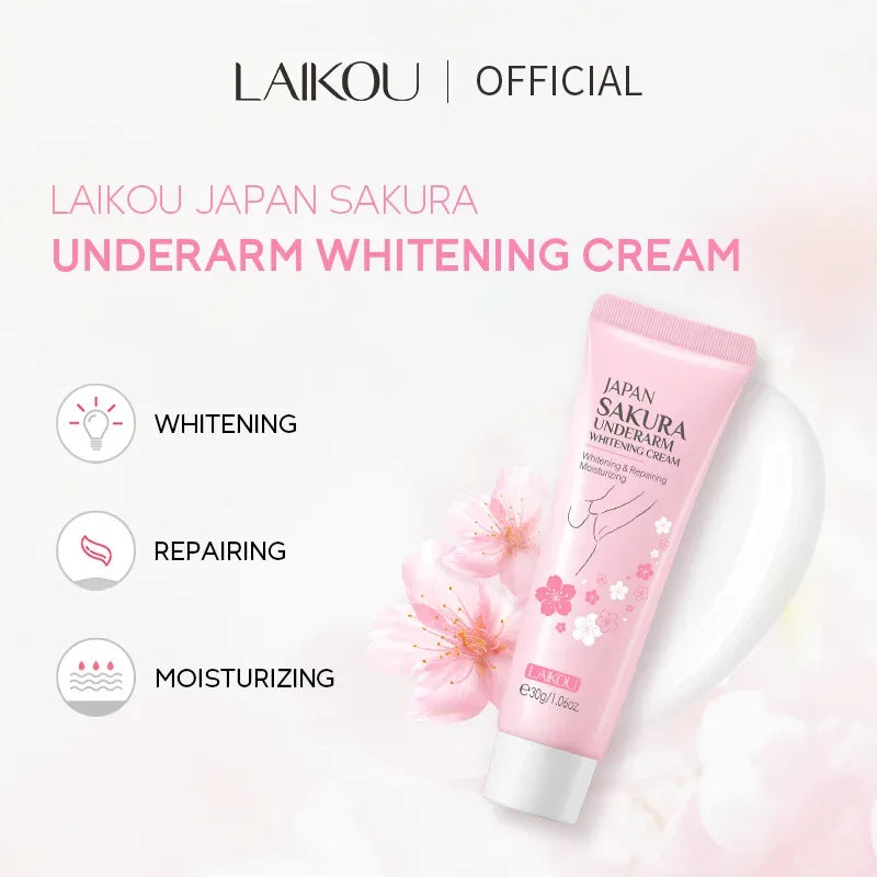 Laikou Sakura Underarm Cream Knee Buttocks Dark Skin Improve