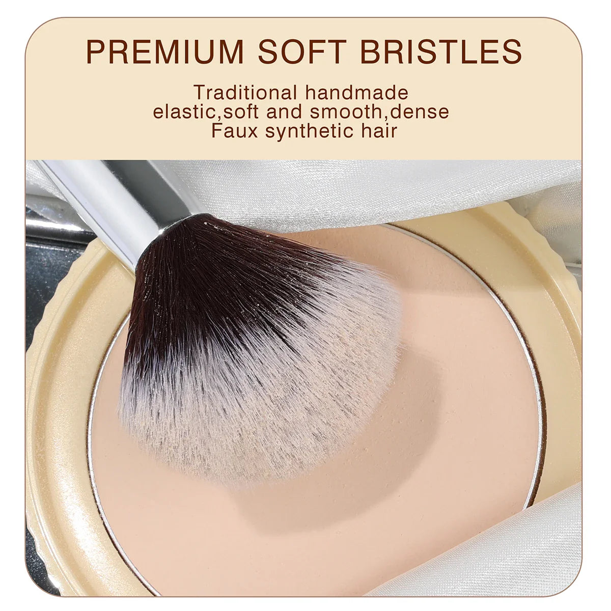 Makeup Brush Set Cosmetic Tools for Powder Eye Shadow Foundation Blush