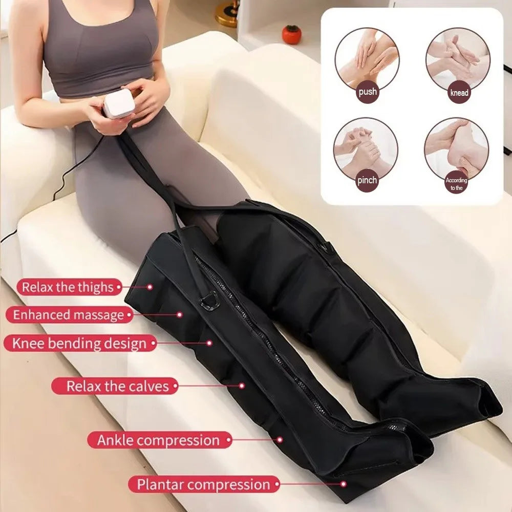 JinKairui Electric Pneumatic Leg Massager Extended Version for Deep Relaxation