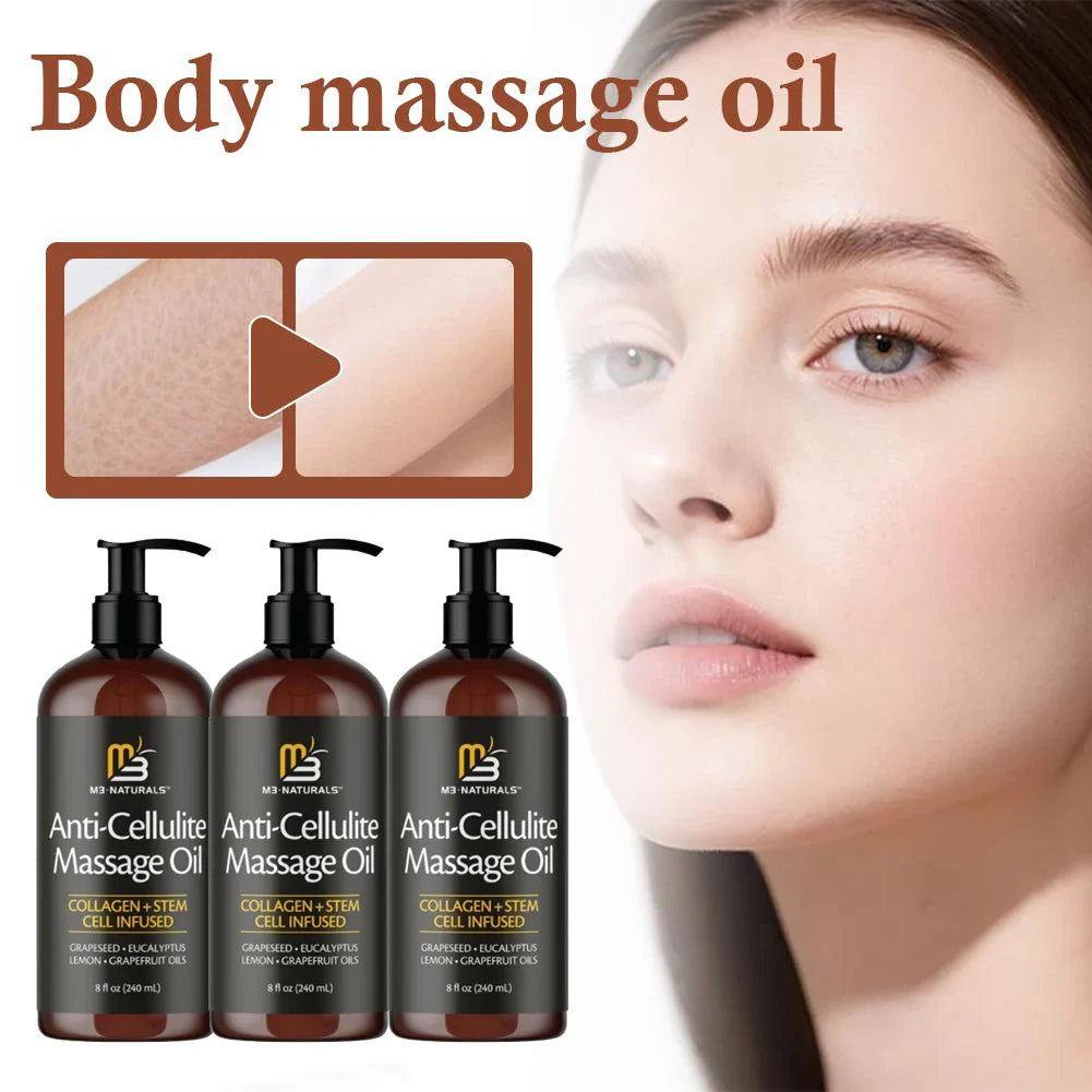 240ml Collagen & Stem Cell Anti-Cellulite Improves Skin Tender Massage Oil