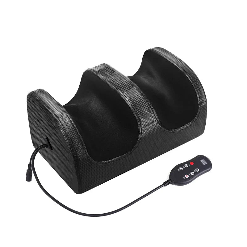 Electric Foot Massager Heating Therapy Hot Compression Kneading Roller