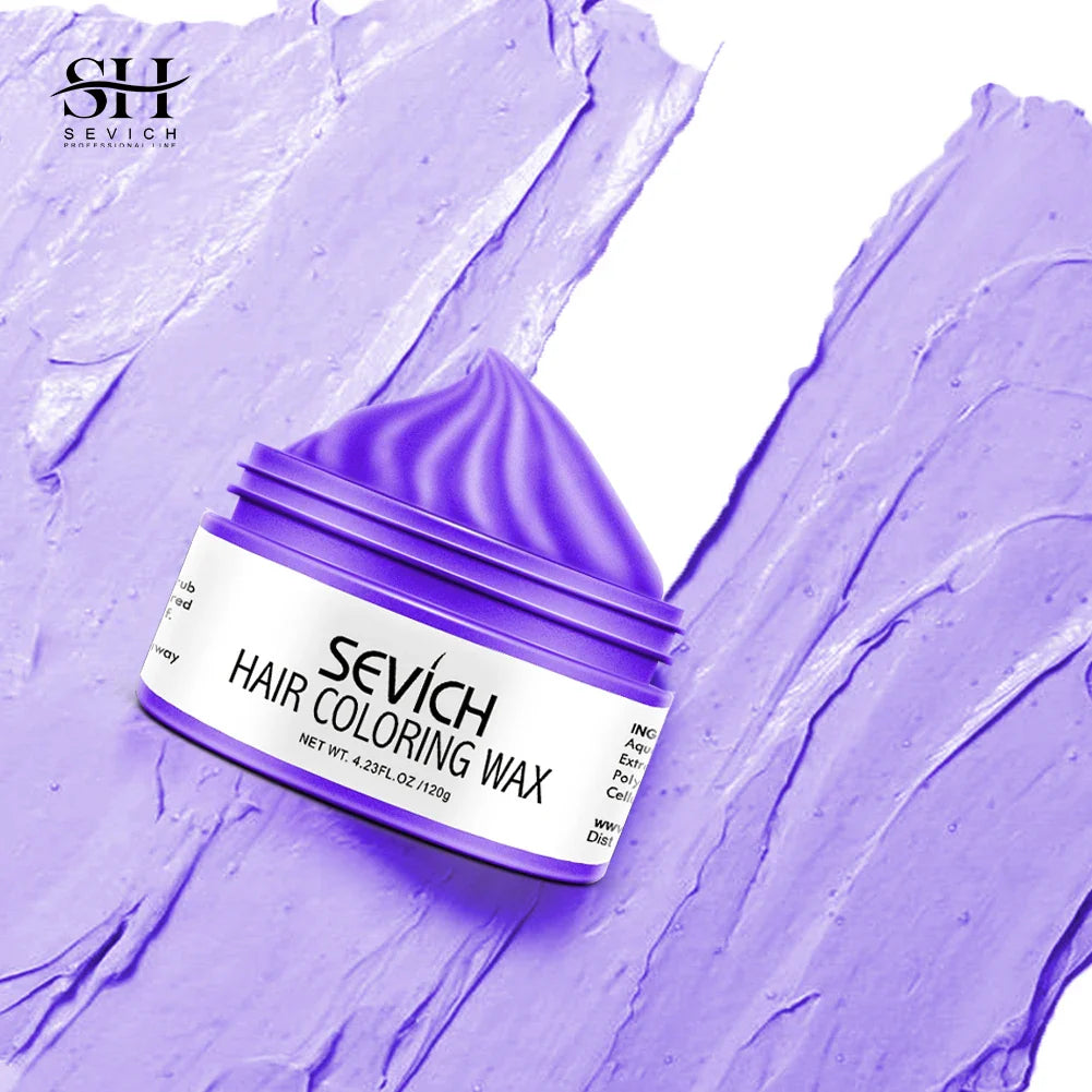 Hairs Dyed Mud Hair Colour Wax Temporary Hair Wax Hair Color