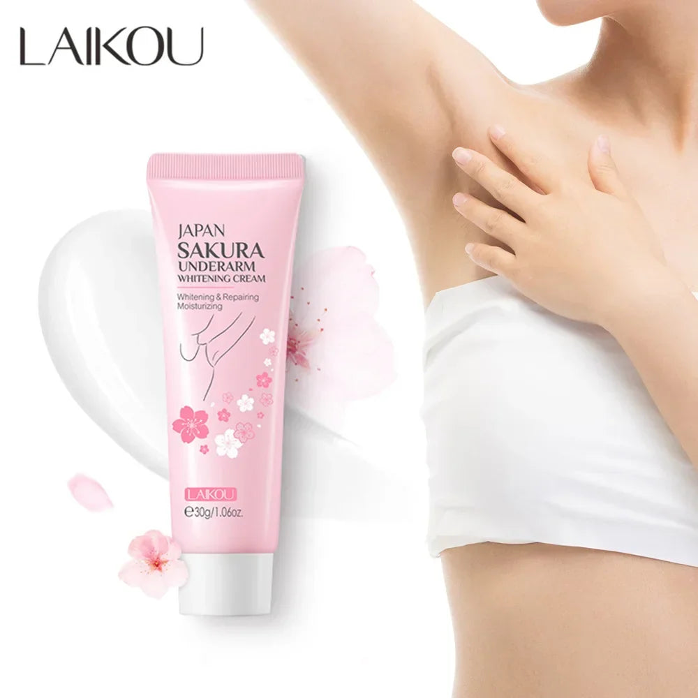 Laikou Sakura Underarm Cream Knee Buttocks Dark Skin Improve