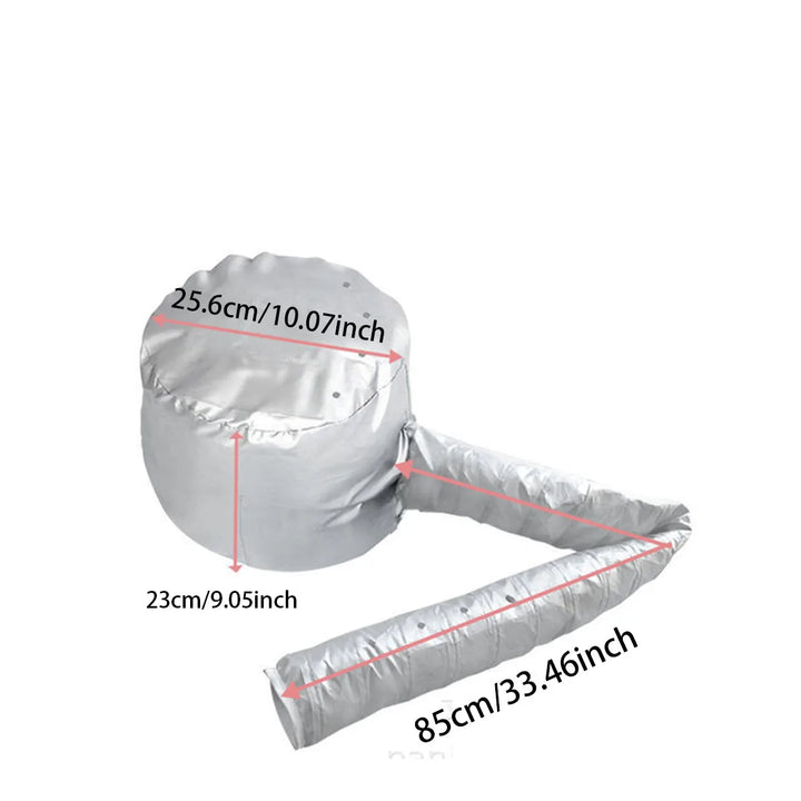 1pc Effortless Home Hair Care - Warm Air Bonnet Cap for Quick Drying