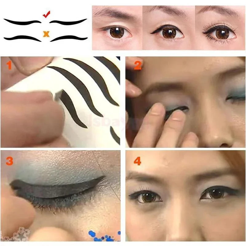 Eyelid Tools Sexy Cat Style Eyes Sticker Black Eyeliner Tape Beauty