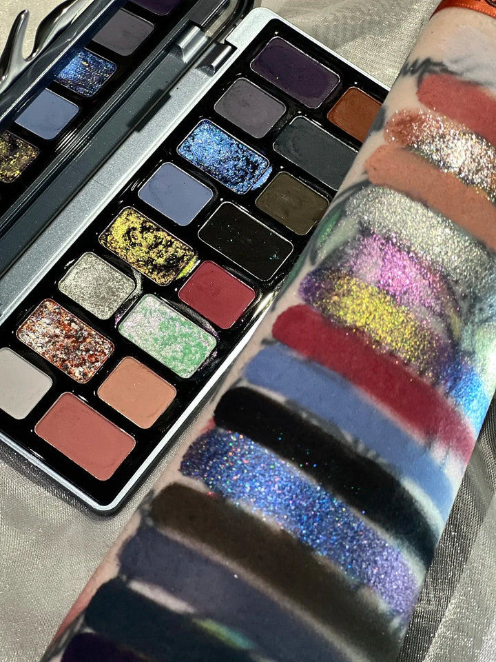Eyeshadow Palette Cheeryep Matte Powder Glitter Shadow Chameleon